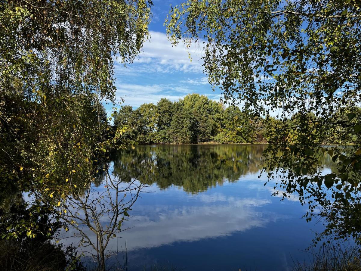 Ferienwohnung Am See Dillich - Ruhige Lage - Eigener Garten - Direkt Neben Einem Natursee Borken  Buitenkant foto